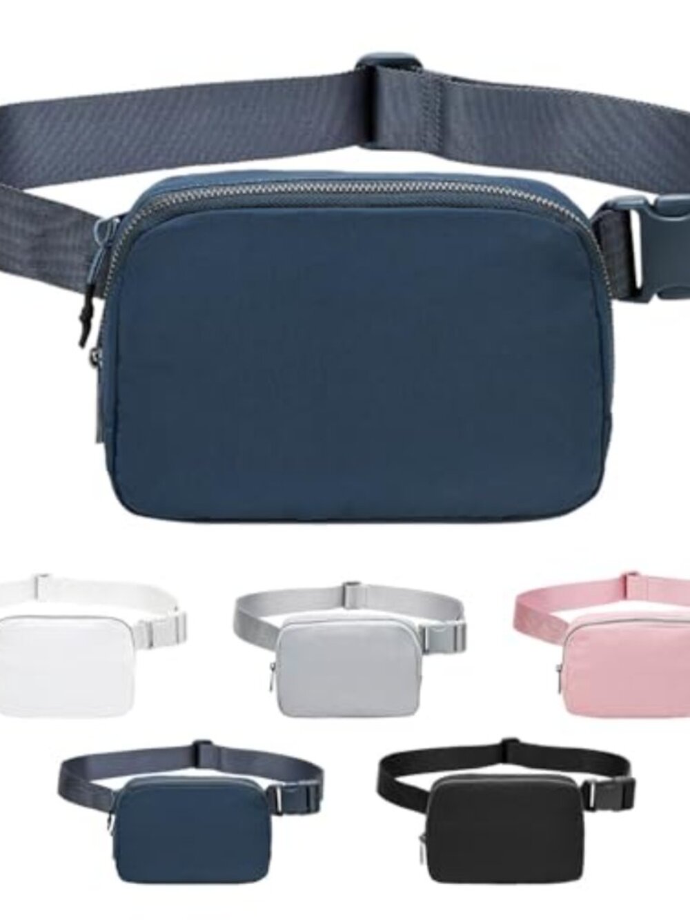 Nylon Mini Crossbody Belt Bag Adjustable Strap Waist Pack